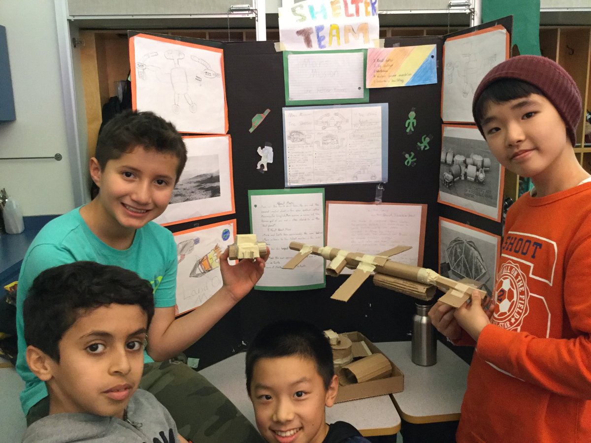 Check out ⁦<a href="/UHillElementary/">University Hill Elem</a>⁩ grade 6 student Mars Exploration project! #vsblearns