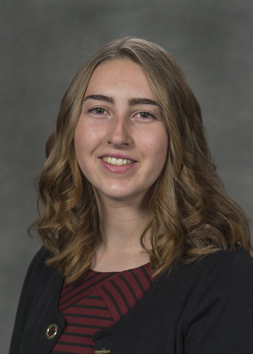Congrats to Allison McMinn, 2019 @LAofIL laureate for @SIUC. The @SIUCEngineering student received the award during the annual Student Laureate Convocation Saturday Nov16 at the Old State Capital in Springfield. #ThatsASaluki #LincolnAcademy