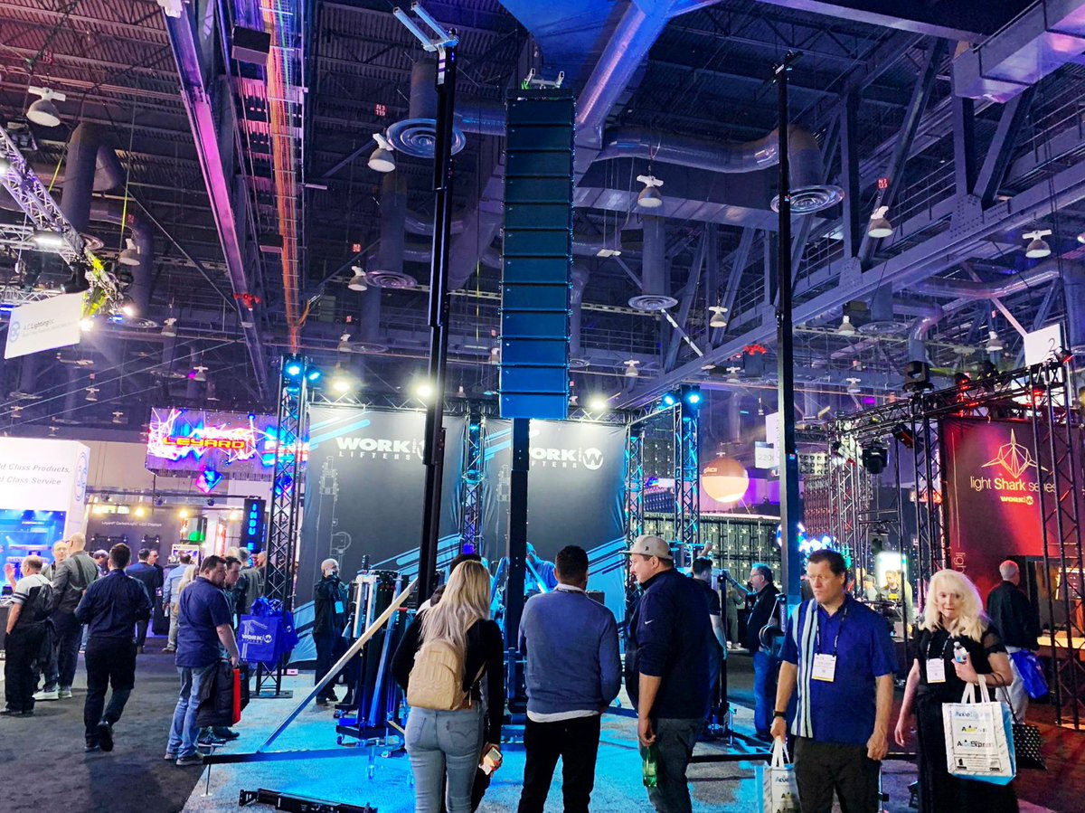 WORKLifters's tweet photo. 👉🏻Come to see us! #booth2442 @LDITradeshow 
#towerscompany #lifterscompany #lighting #lightingdesign #power #rigging #truss #stage #entertainment #avtweeps #towers #lifters #powerlifters https://t.co/IE2wxtoOC9