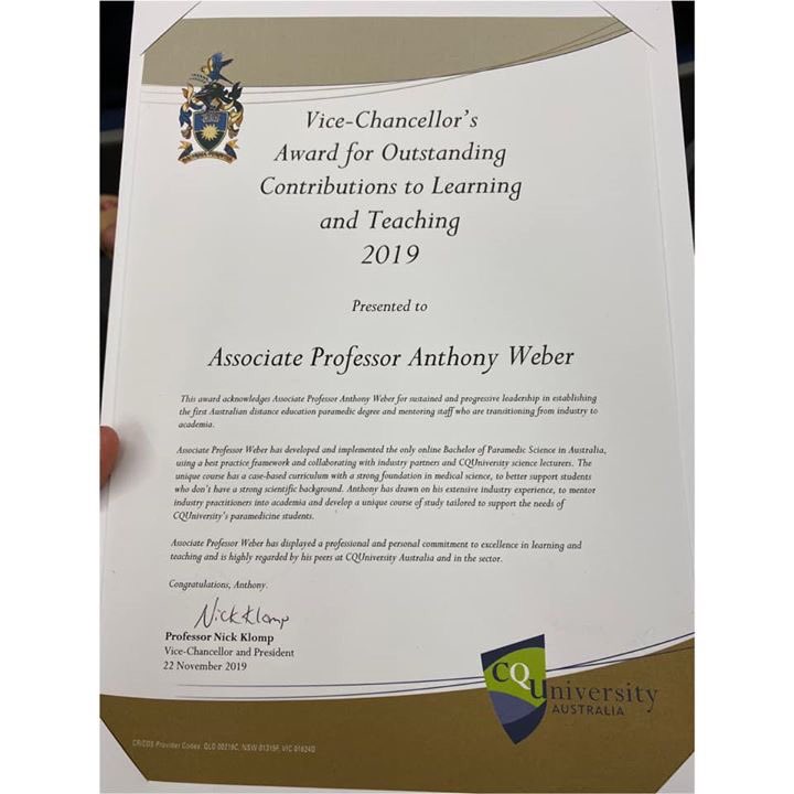 aweber73's tweet photo. So incredibly to have been awarded the Vice-chancellors Award for Contribution to Learning and Teaching
•
#paramedicscience #learningandteaching #incrediblyproud #vcaward # https://t.co/ccS6THpoW2