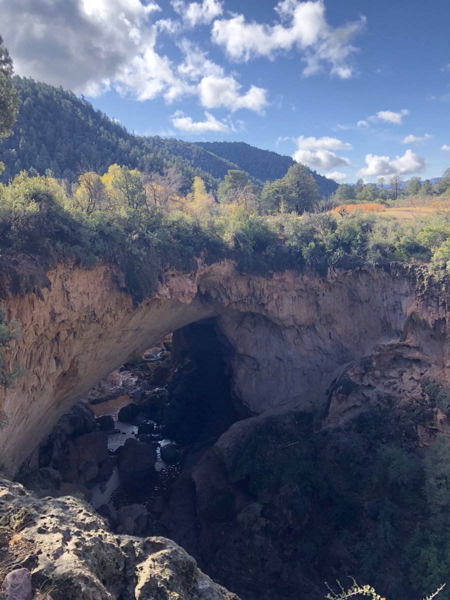 TrailGail1's tweet photo. Spending time at the largest #travertine. How neat is that?! Even with the trails closed from recent rains, these viewpoints are worth the visit! #TrailGail #ExploreTonto #azstateparks ✨💧 https://t.co/V72X8svF9d