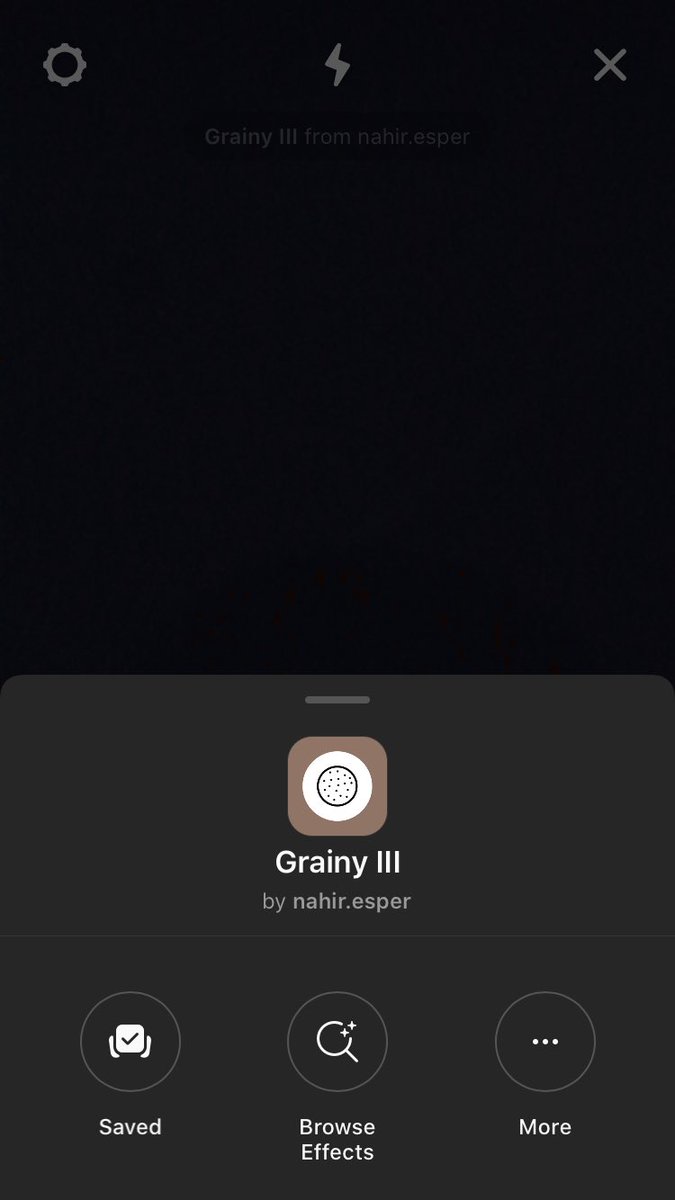 cxnnamonroll's tweet image. 2. lalu kalian buka aplikasi instagram dan save filter ini