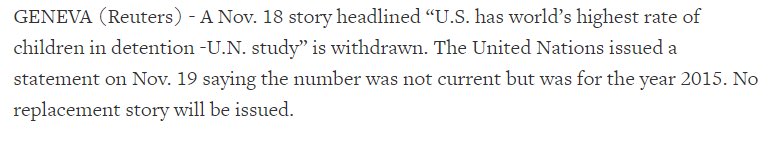 Read that again.The story wasn't corrected. It wasn't updated.It was removed—as if it never happened.Why doesn't the UN study matter anymore? We all know the answer. Donald J. Trump wasn't President in 2015. Barack Obama was. This story had the wrong villain.