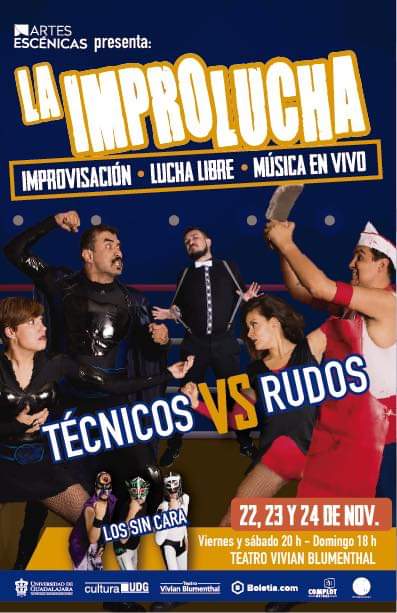 chiktormenta's tweet photo. Hace unos años en mi estancia en México me invitaron a improlucha, la vdd m divertí y m gusto mucho 😉
Hoy se repite la ocasión pero q mejor aquí en mi Ciudad #Guadalajara
Hoy vamos a divertirnos con #Improlucha
Quien me acompaña? https://t.co/Zc93mQ3J8x