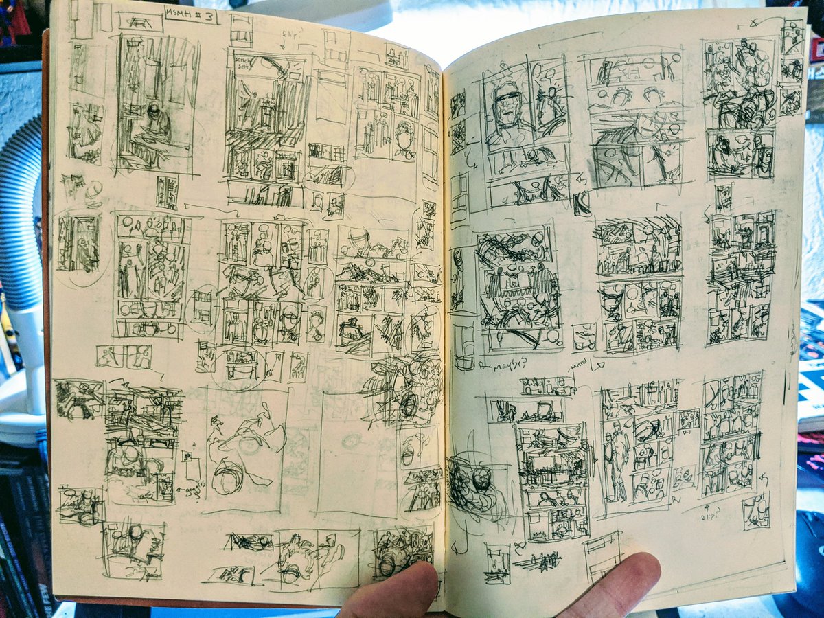 Don't share these very often. But came across these Mary Shelley and Thumbs layouts from a while back. 