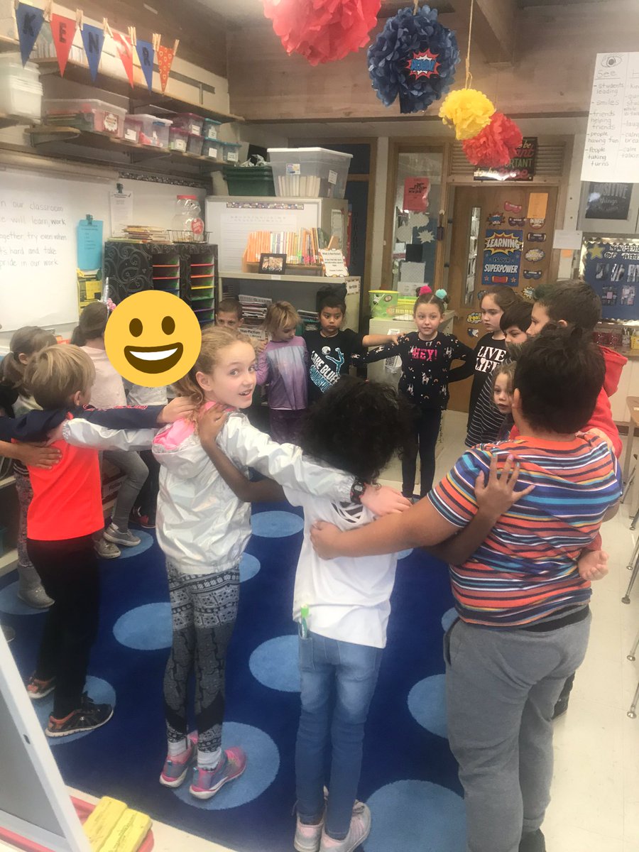 A peak at our morning routine of promising to control our 5 Tools we use each day: body, voice, imagination, concentration and cooperation. A special belated thanks to @2MTeam2 for helping me get on board this year!