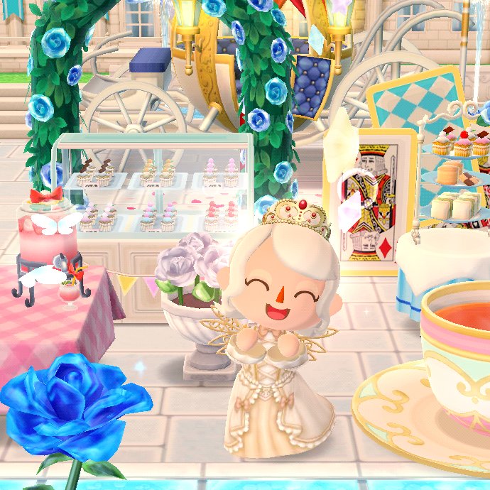 fooldagger's tweet photo. The #ACPCPartyTime was a tea party at the White Queen's Castle. We're lucky that she loves all the flowers and not only the red ones https://t.co/ymOTgwHabP