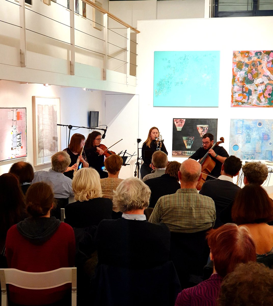 Packed house at the <a href="/RetFrem/">Ret Frem Ensemble</a> / <a href="/LondonEarFestiv/">LondonEarFestival</a> gig this eve. Really enjoyable concert! Well played! 👏
