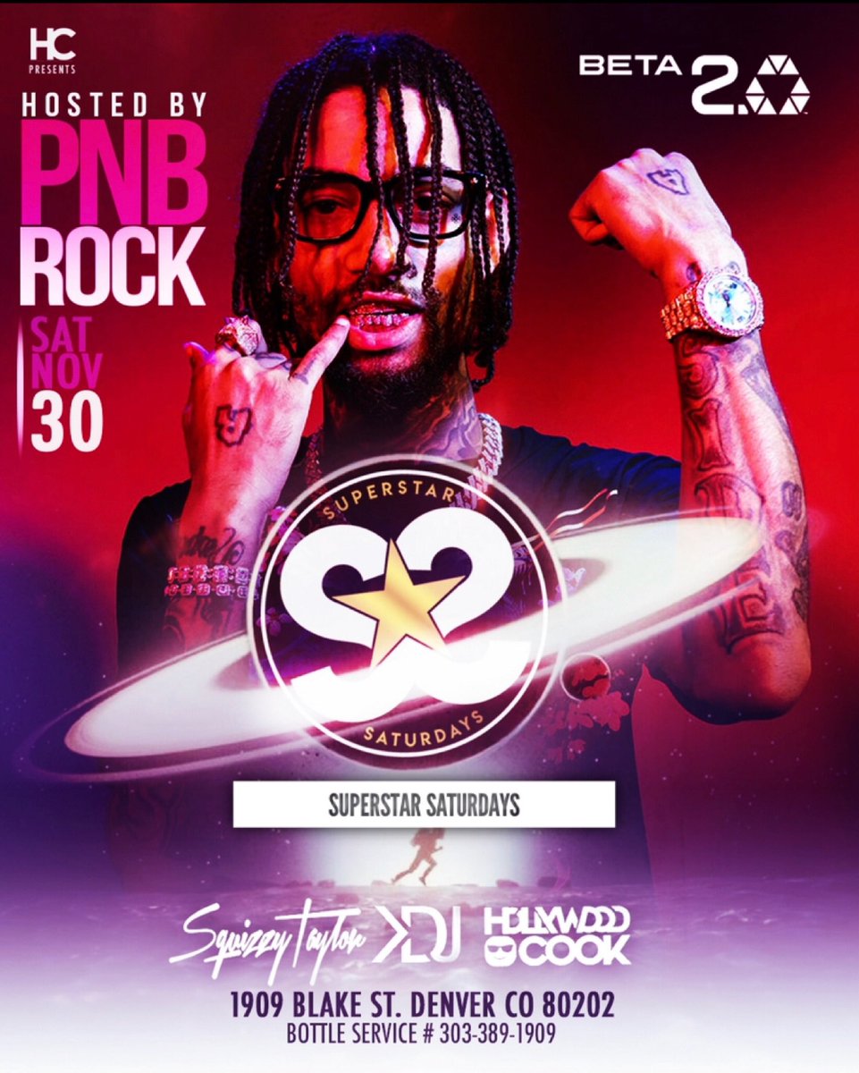 Just announced: #SuperstarSaturdays 11.30 hosted by @pnbrock! 

Tickets: bit.ly/PnBRockBeta