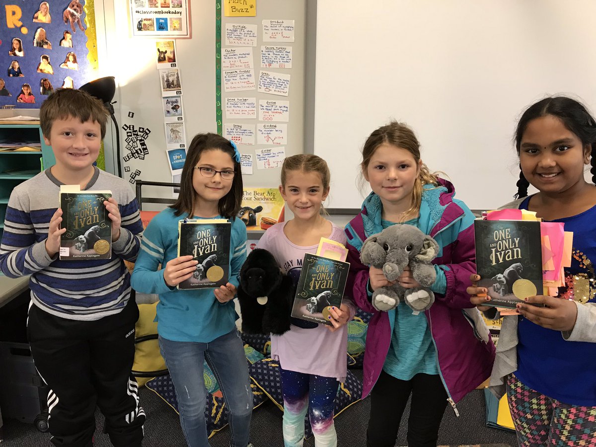 Sharing our love of reading with others! It’s contagious! The One and Only Ivan  🦍 crowd! <a href="/kaaauthor/">Katherine Applegate (kaaauthor.bsky.social)</a>