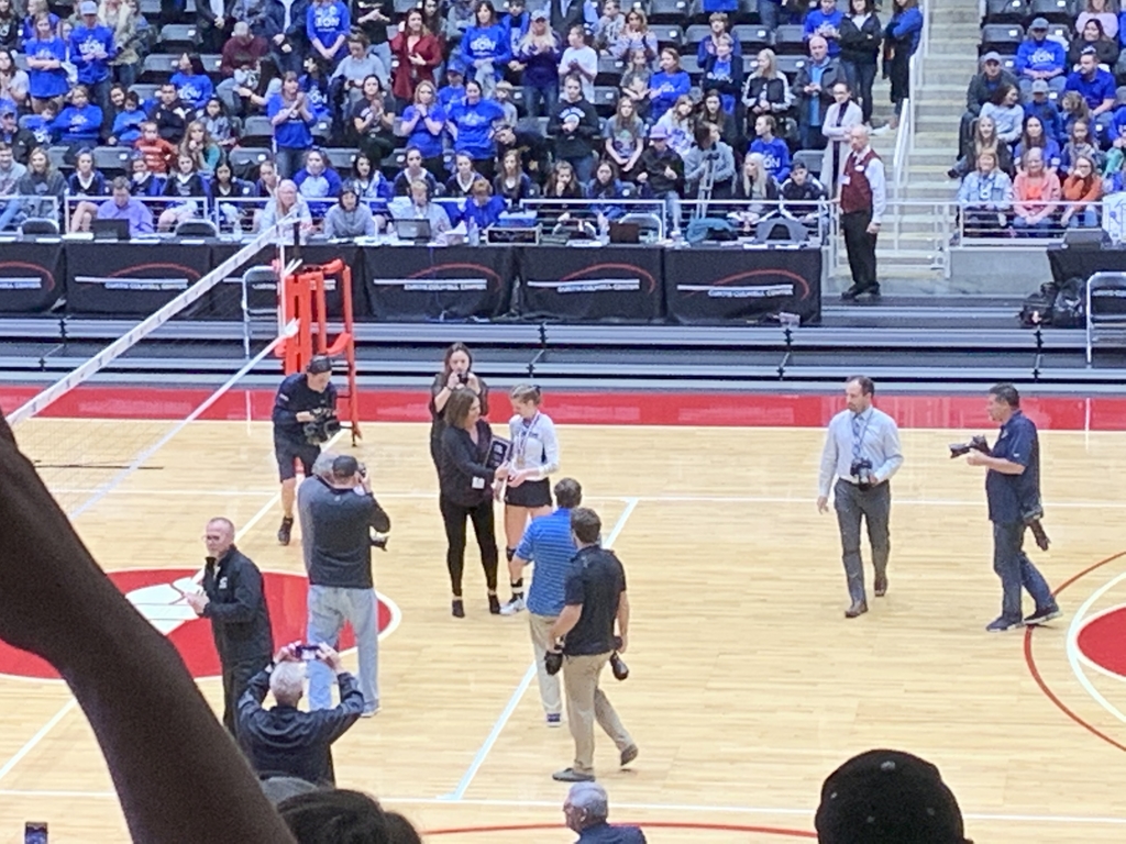 crawfordisd's tweet photo. Congratulations to the Lady Pirates and to Anne Williams who was selected as MVP! https://t.co/r1RbiT6Vqp