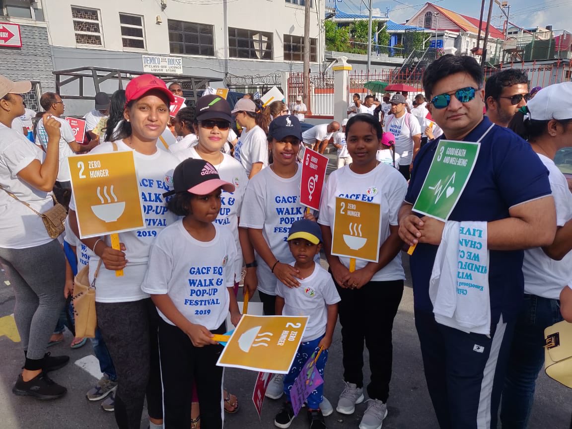 GacfChance's tweet photo. GACF Second Annual Walk &amp; Pop- Up Activities to bring Awareness to Children’s Rights ,Well-Being and SDG Where we saw 2,500 participants this year  @UNICEFGUYSUR @sgpguyana @unfoundation @CanAmbClimate @UNGuyana https://t.co/9DvyhemQqn