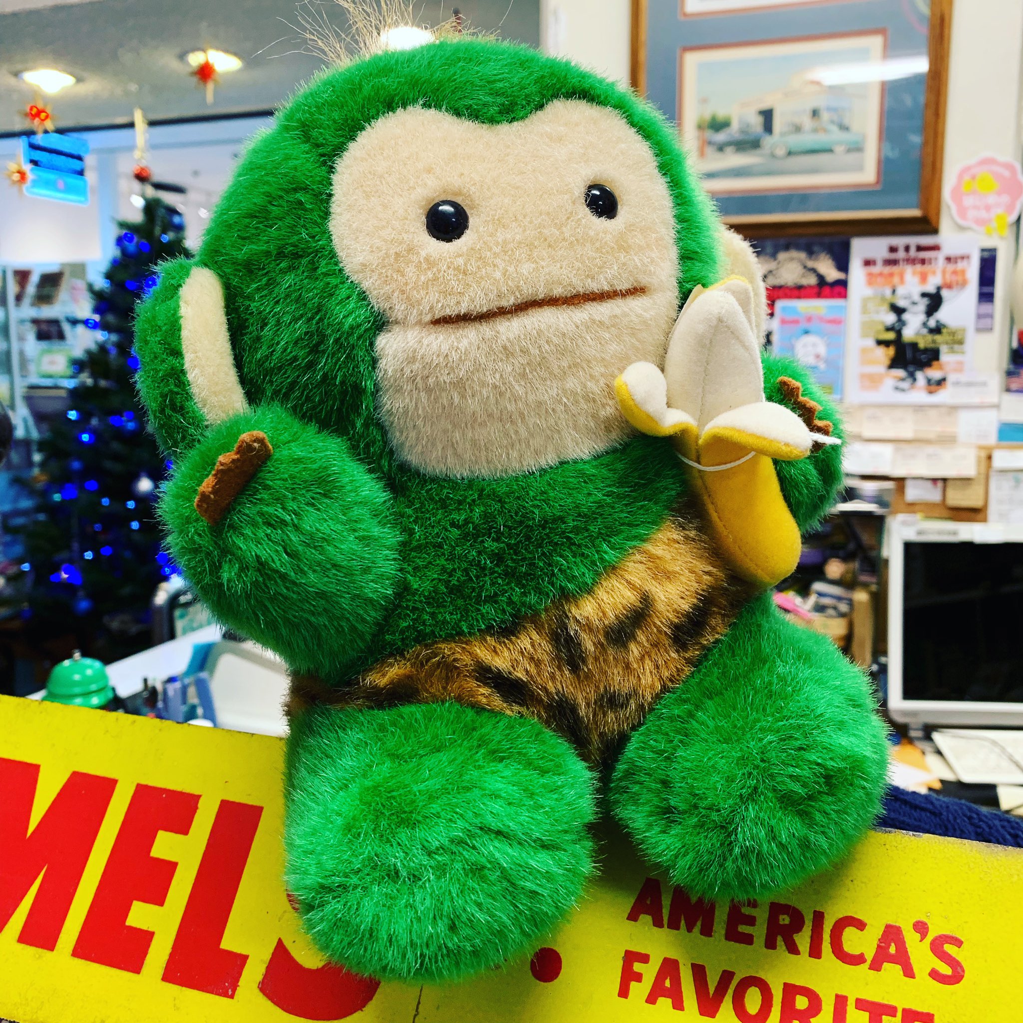 昭和レトロ セキグチ sekiguchi バナナンちーたん 38cm 中古品 昭和レトロ セキグチ sekiguchi バナナンちーたん 38cm 中古品