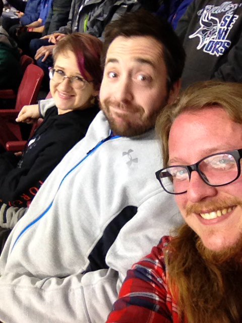 EusepiPatrick's tweet photo. At the @Steelheads game, they're killing it! #FeelTheSteel https://t.co/y5TTqv4bo4