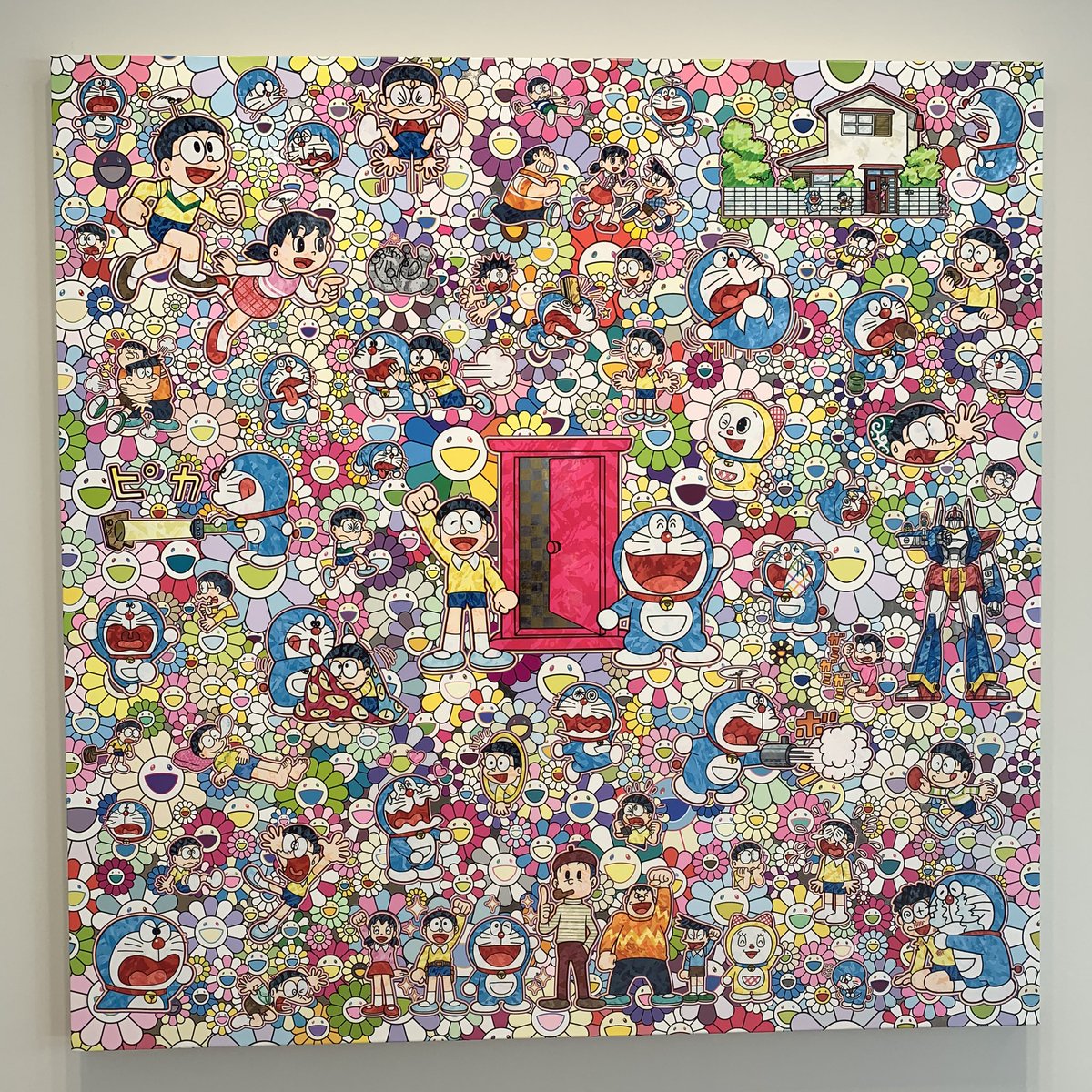estavoyerR's tweet photo. Doraemon x Takashi Murakami 🌼 @galerieperrotin #takashimurakami #galerieperrotin https://t.co/IyzQThWM9q