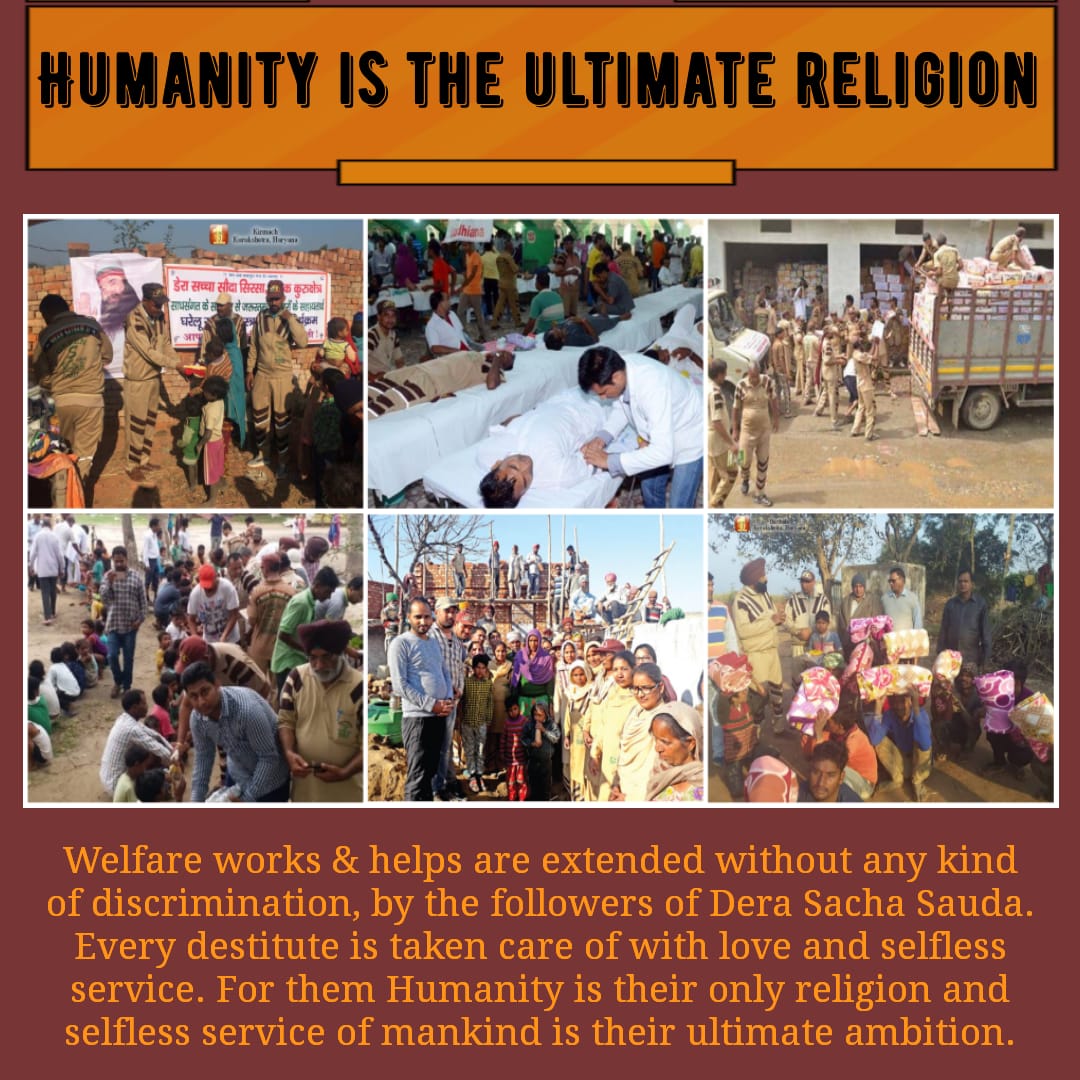 KanchanInsa14's tweet photo. #ConfluenceOfAllReligions
God is everywhere. God is one and we all are the children of one god.
Always remember to god. Do serve to  humanity 
@derasachasauda https://t.co/efuAAXXALW