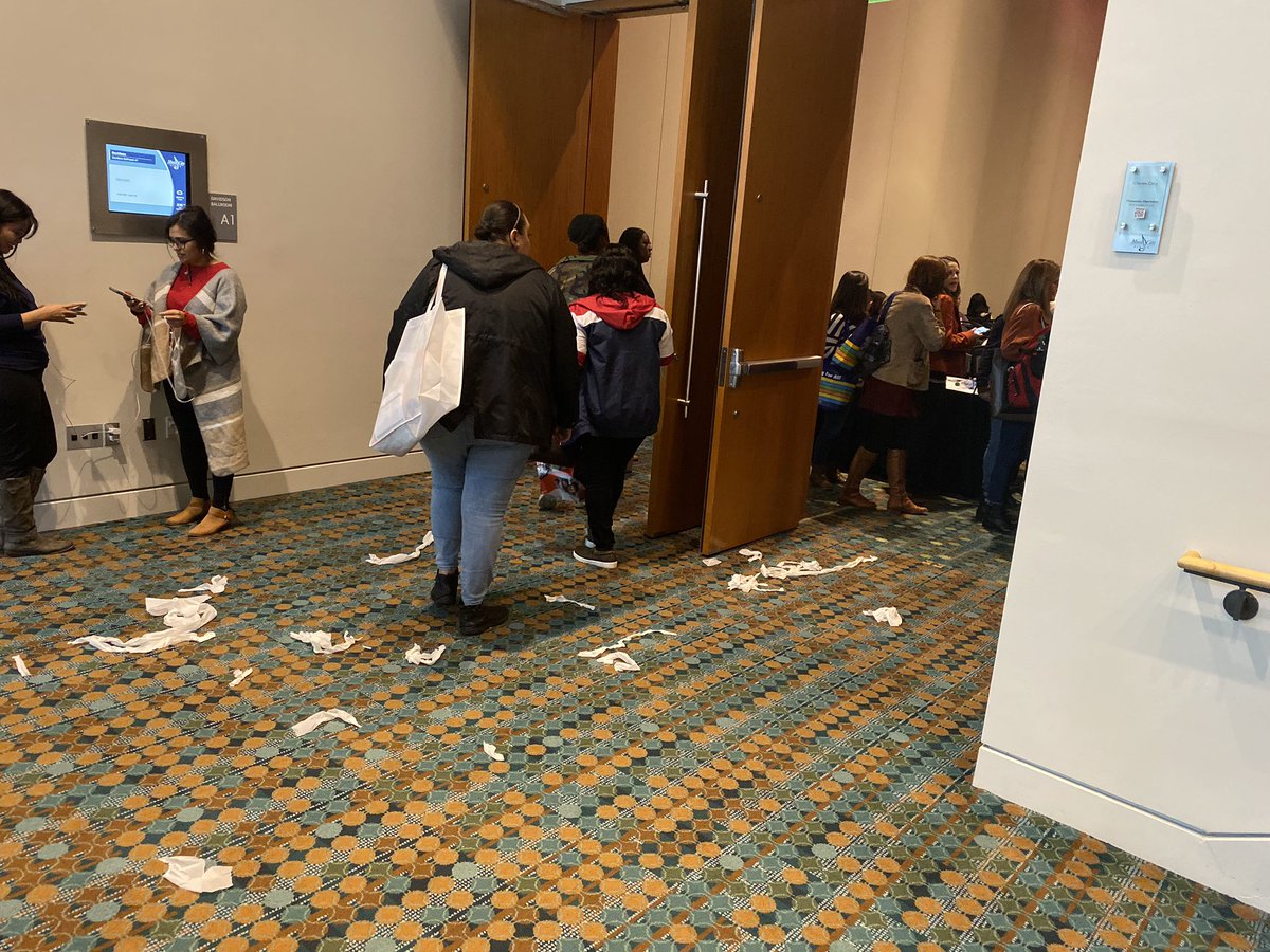 kksfire's tweet photo. Wondering why people are walking out with toilet paper on their feet? @SteveSpangler is here. #SteveSpangler #STEM https://t.co/UfiwgSBkVz
