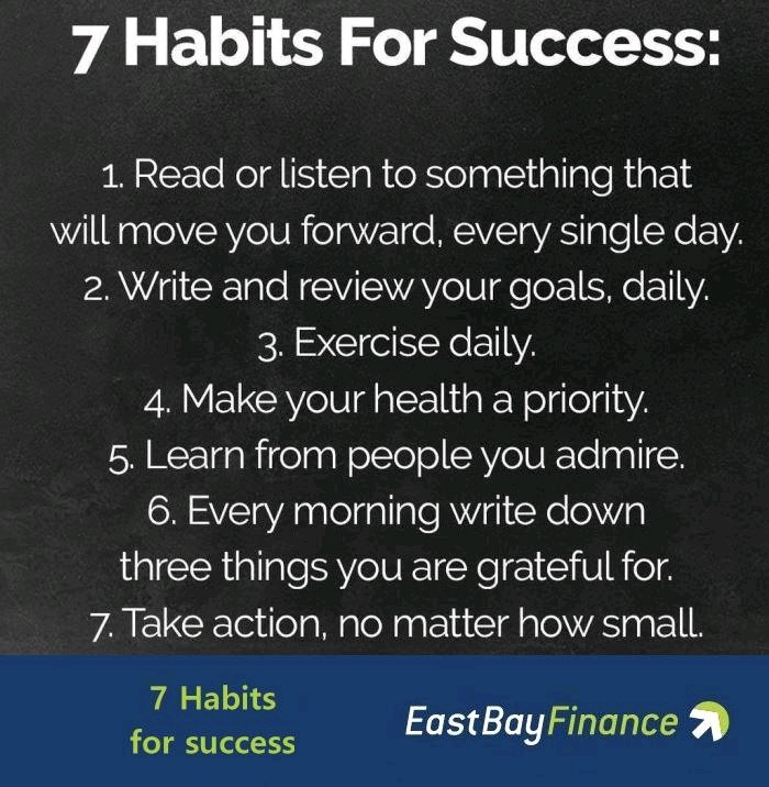 eastbayfinance's tweet photo. 7 Habits for Success - Enjoy :) https://t.co/TCbicXvepc