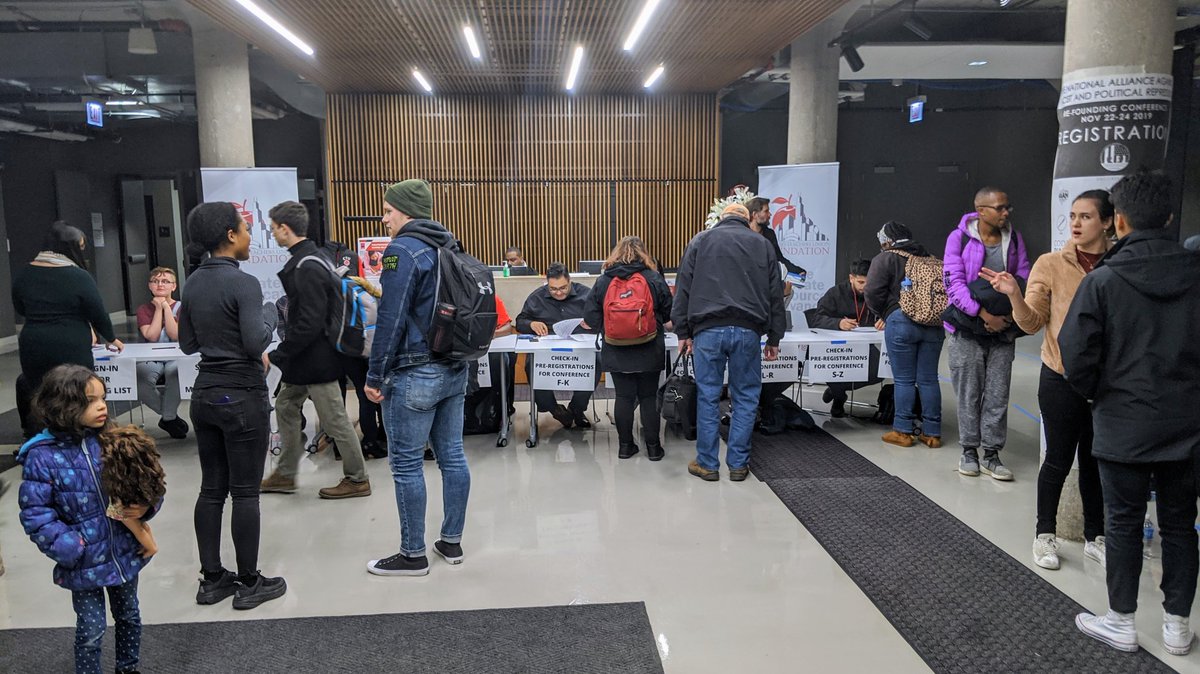 NAARPR's tweet image. Doors opening for the rally with Angela Davis now! Use the hashtags #RefoundNAARPR and #FreeThemAll!
