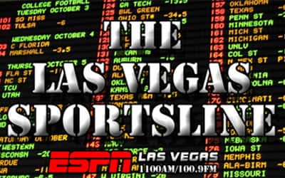 ESPNLasVegas's tweet photo. AUDIO @TheLVSportsline @davecokin and @MarcoInVegas are joined by Dave Sharapan @SportsbkConsig @CGTechnology_ for #CollegeFB #BehindTheCounter #CBBodds #BorderWar Plus Marco has the @WagerTalk #MarqueeMatchup! https://t.co/GvEnkPnLOe https://t.co/YcEyazLTU3