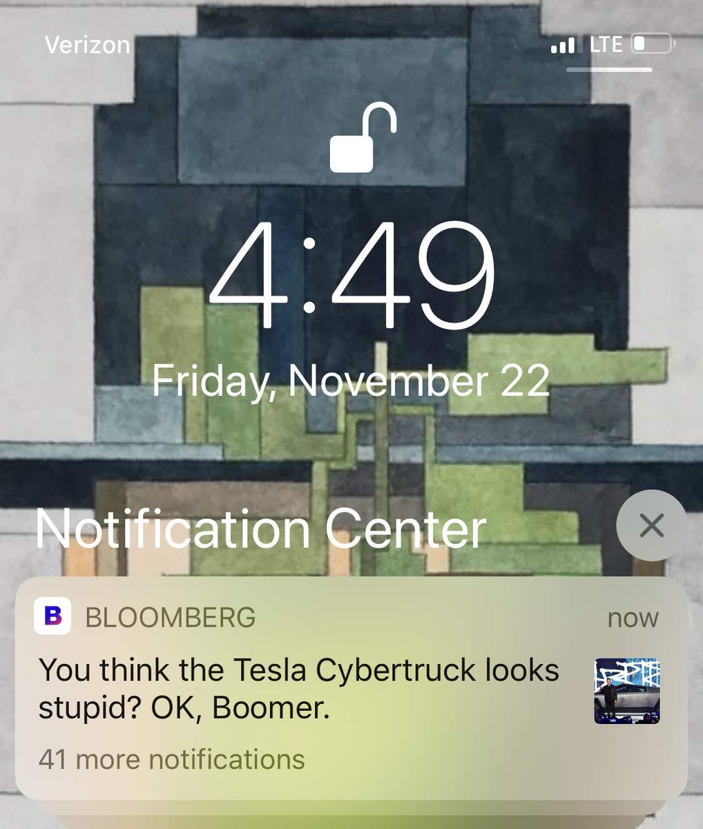 avbryant07's tweet photo. Today: Besides discovering how awesome @johnmaeda
 is, this notification was also great @elonmusk ... https://t.co/sChvigEKso