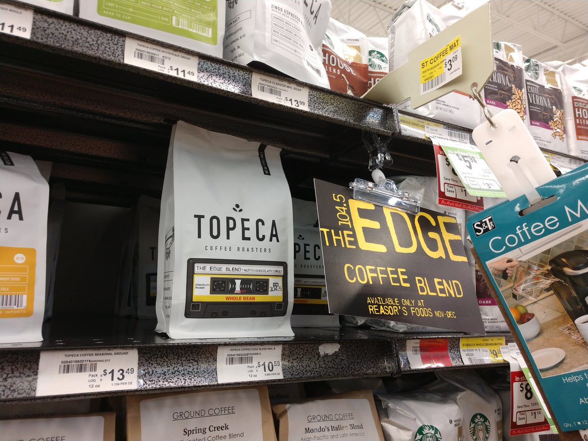 JFreeloader's tweet photo. Thanks to @slaterontheedge for being amazing @AmericasCarMart in Claremore. I'm going to the edges blackfriday show now, and drinking my edge blend coffee from @topecacoffee the edge is the best station around!! https://t.co/WbAl6upjDf