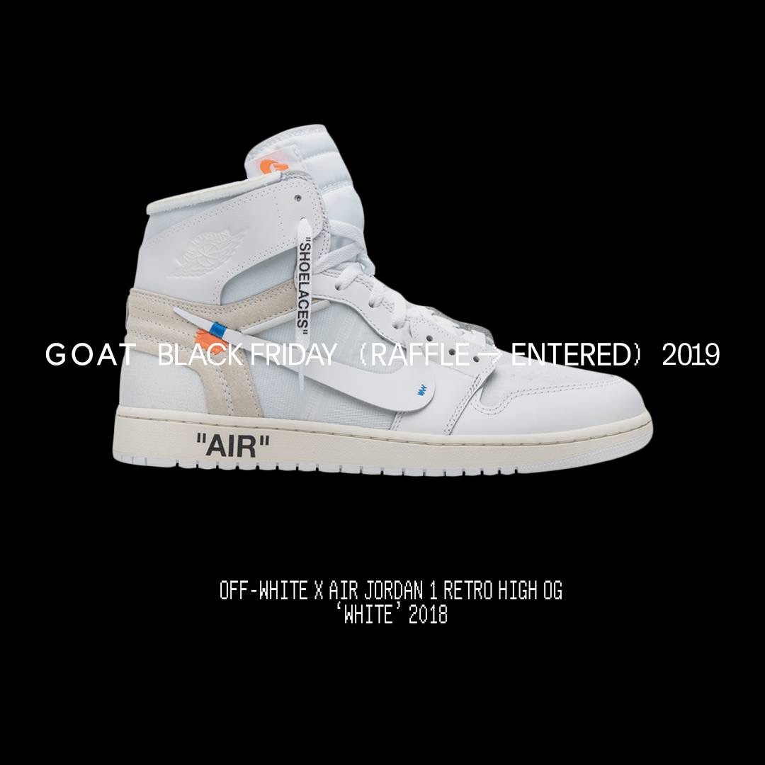 SneakerheadLi's tweet photo. Enter the #GOATBlackFriday raffle for a chance to win sneakers, credit and other exclusive prizes. https://t.co/k4uoW1Zk0X https://t.co/F9h6y3D58B