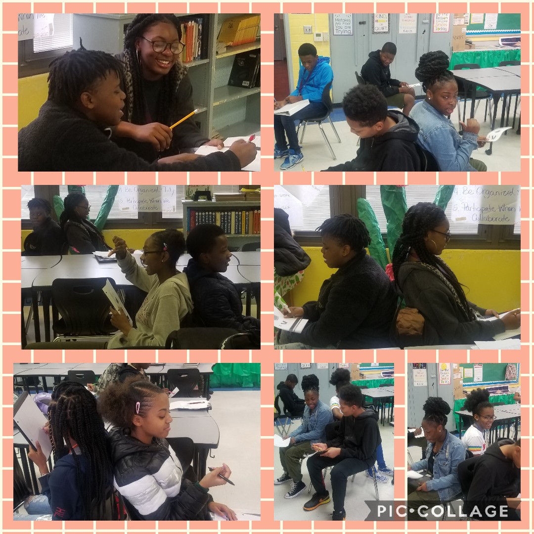 'Back 2 Back Drawing' Communication Activity: What's the role of a listener? What happens when a speaker isn't careful? How might they be misunderstood? AVID students @WAPerryMS are sharpening their listening & speaking skills...& having fun too! @RSD1_AVID 👂#DoYouHearWhatIHear