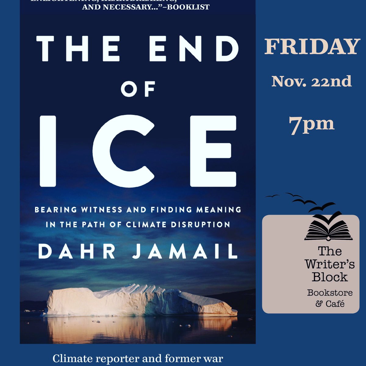 writersblockak's tweet photo. With the snow just melted and all.  #ClimateChange #bookreading #alaska https://t.co/z3iobAZedt
