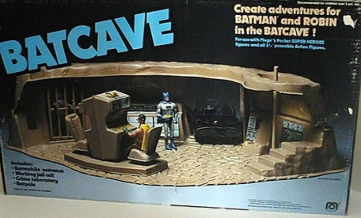 Most awesomest Batcave toy everUpgrade from paper to plastic!