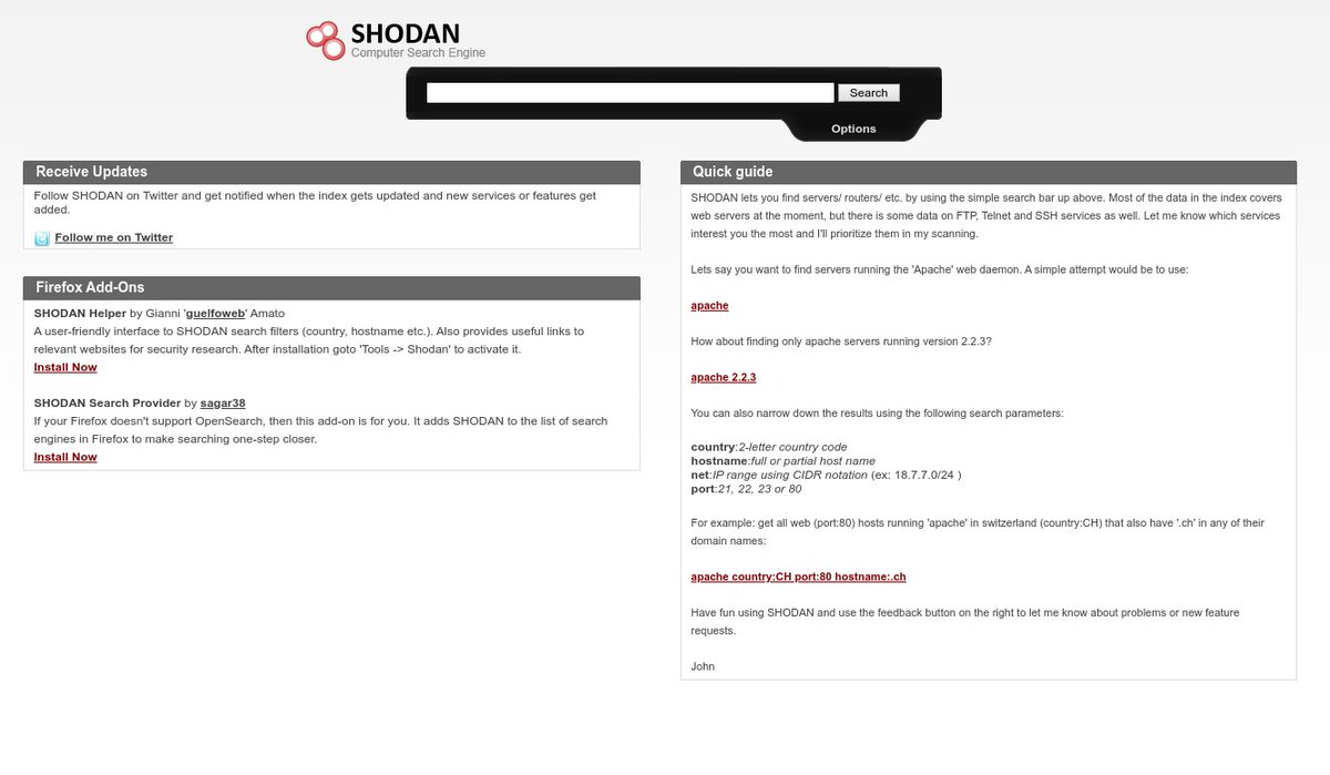 10 years ago @achillean launched the Shodan website! To celebrate a decade of discovery and growth we're going to offer the membership for $1 (marked down from $49) for the next 24 hours (0:00 UTC to 24:00 UTC): shodan.io/store/member