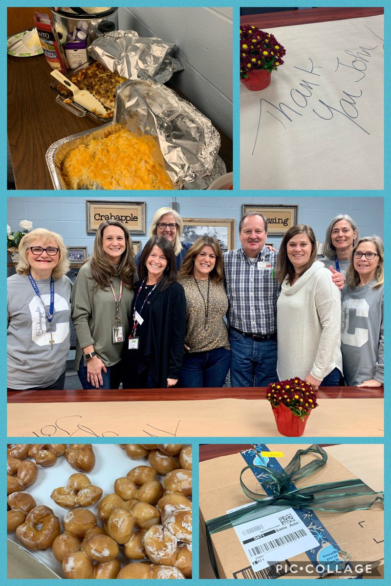 FSIAprincipal's tweet photo. This team is THANKFUL that John Anderson kept our school moving forward for 2 months! #CCEistheplace2be will miss the ultimate educator, fearless leader & friend to many #40yearsandstillgoingstrong! Enjoy retirement all over again. Get him a twitter handle! https://t.co/mzVwJwFBu5