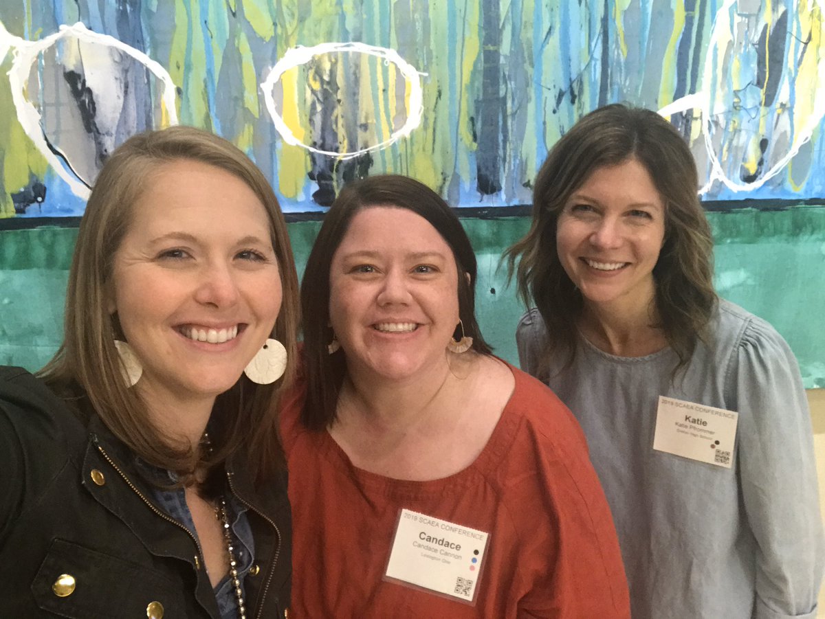 1101Candace's tweet photo. Day 1 of the SCAEA Conference = β€οΈβ€οΈβ€οΈ @scyouthart #scartedu #lex1arts https://t.co/Eik0uSDzVc