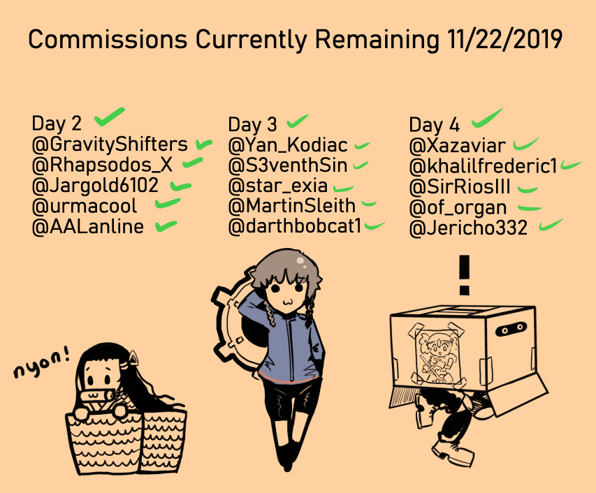 And that wraps up all 20 Humble Bundle commissions completed in 4 days! 

Thank you everyone who participated!! ❤️ 