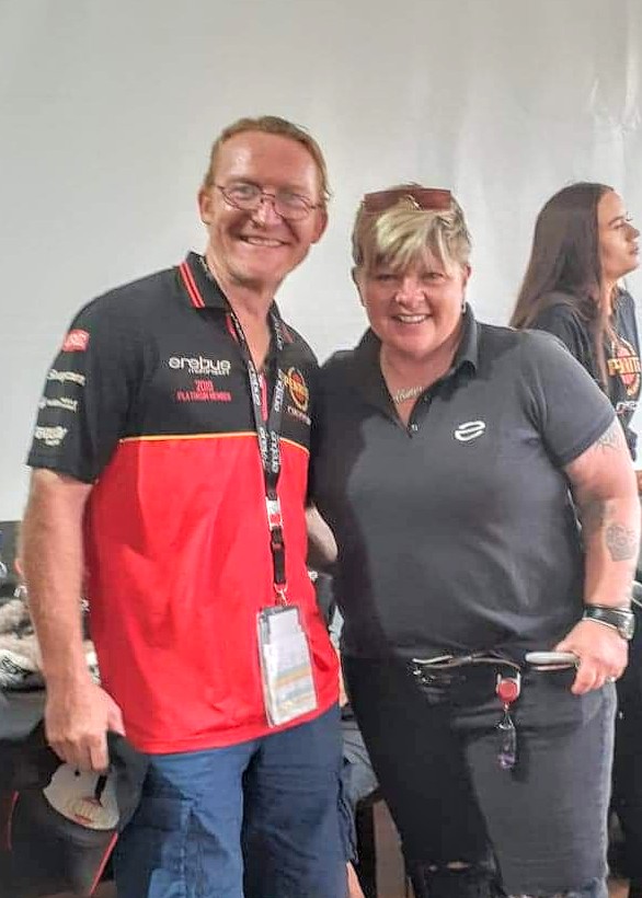 supergrover4's tweet photo. Morning tea with the #bestteambestpeople @PenriteRacing #SpewyNewy #backsidetrackside #CarsGoFast #VASC https://t.co/KHN4q4wMNO