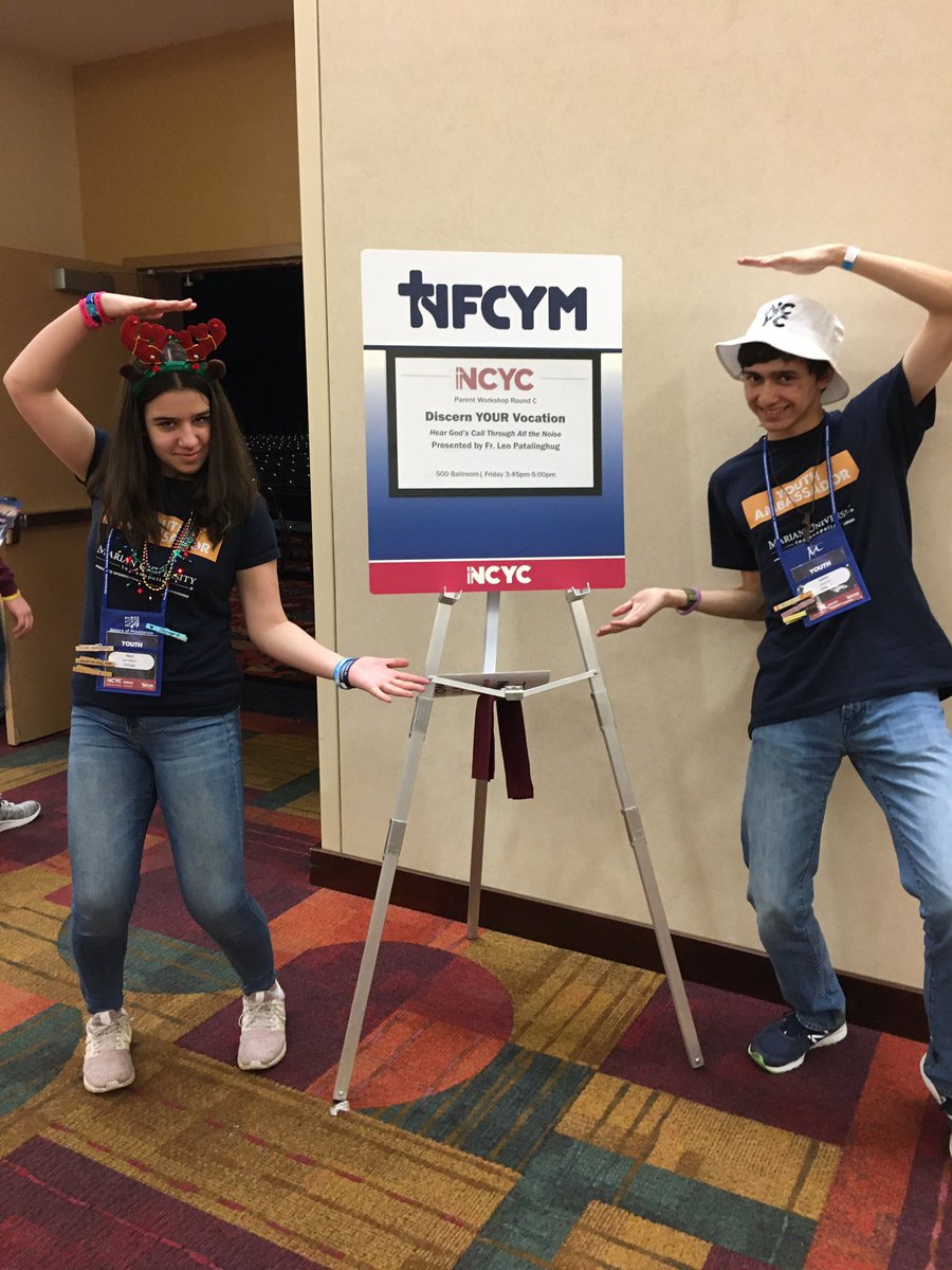 StBenCYM's tweet photo. Look at those ambassadors!!! Welcoming and Greeting everyone! @ncycofficial #ncyc2019 https://t.co/9sPOgYzEzo