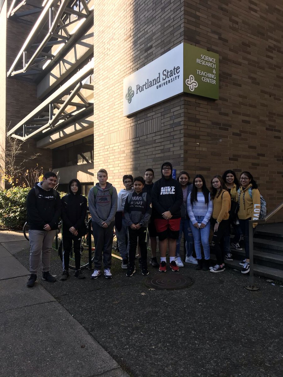 MASD91AVID's tweet photo. MAMS AVID classes had great fun exploring Portland State University this week! What’s the best part of the trip? “There’s a Starbucks on every corner!” https://t.co/EoSfAFHkOk