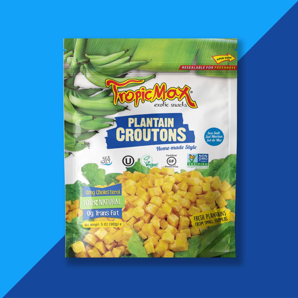 TROPICMAX's tweet photo. What if we told you there is a perfect♥️ square bite size snack you can enjoy on salads🥗, soups🍵, ceviches🍤 or just snack them on their own? 😮 You’ll find all that and MORE in our CROUTONS🥳 https://t.co/YEd89cAYY7