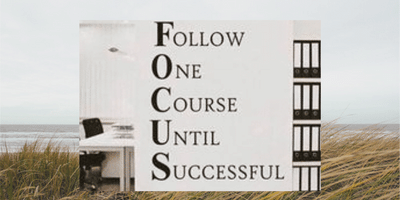 vamomjc's tweet photo. FOCUS on one course until successful. 
 # #focus  #sucess   #freelancer https://t.co/BrLQyWoGMc