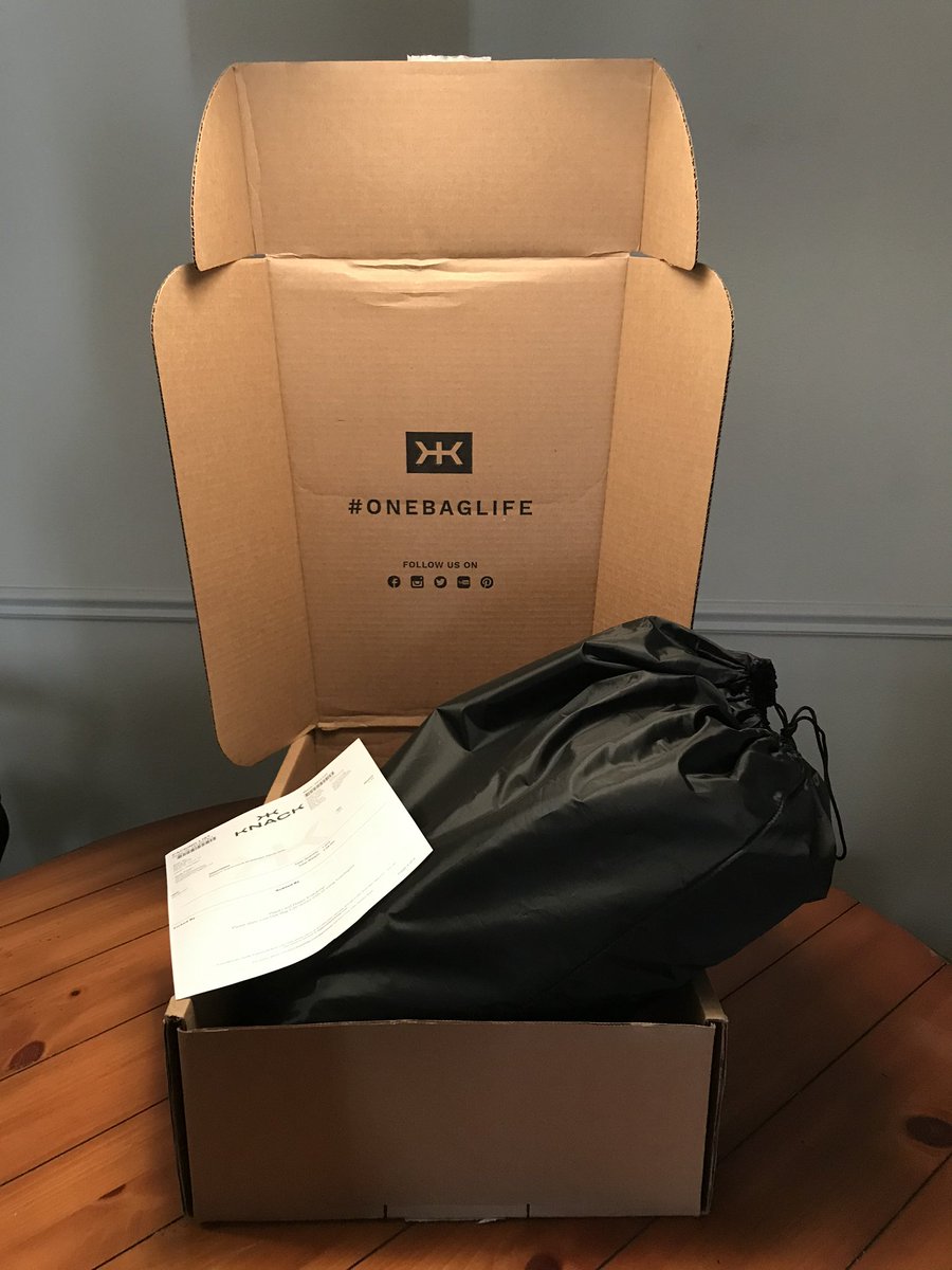 MonicaMathis_'s tweet photo. The unboxing process of my new #Gifted Knack Bag was extremely satisfying! With the removal of each layer of packaging, I got more excited! And every time I look at my @KnackBags, I find another new pocket or feature that makes it even more impressive! Loving the #OneBagLife 😊 https://t.co/ihPaEuNNB5