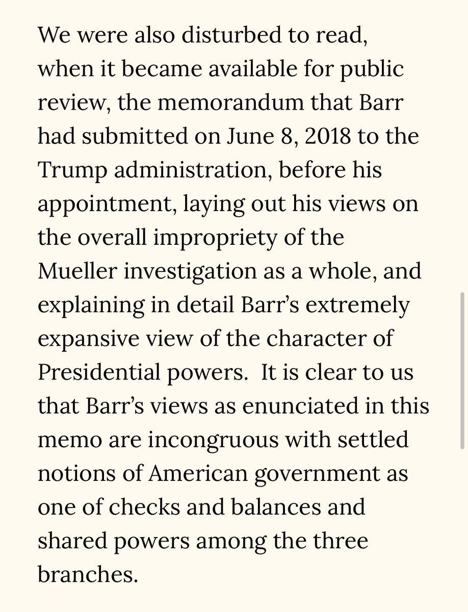We’ve issued this statement in response to Attorney General Barr’s recent address before the Federalist Society: https://checks-and-balances.org/statement-from-co-founders-and-additional-members-of-checks-balances/