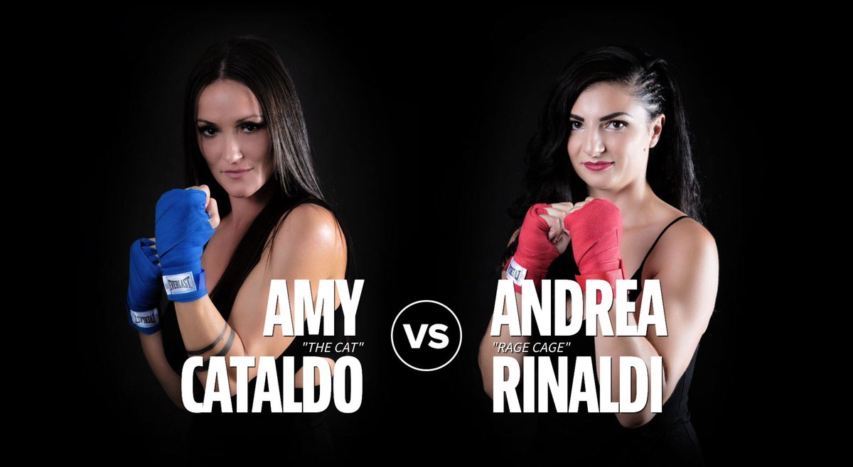 Can the "Rage Cage” confine all 9 lives of this feisty feline or will “The Cat” find another way to land on her feet.

AMY "THE CAT" CATALDO
vs
ANDREA "RAGE CAGE" RINALDI

pearlgloves.ca/fightcard#Amy-…