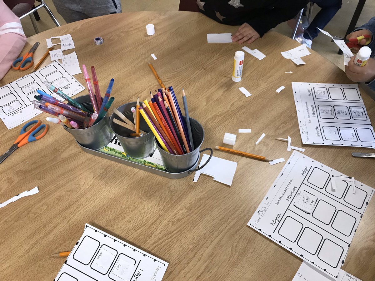 FDK101Valentine's tweet photo. Is your animal a Hibernator, Migrator or Adaptor in the Winter? Whole group sorting and then individual sorting work.  🐻🦅🐿 #AnimalsInWinter #SeasonalChanges @ValentineDPCDSB https://t.co/7Mw45YgA5j