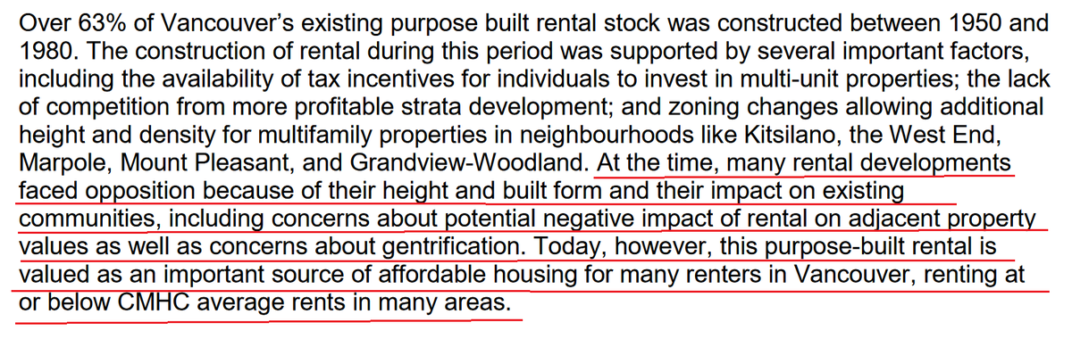 And look, there's no way around this. If you oppose new market rental today, you probably would have opposed the very homes you now say are the core of our affordable housing stock.Congrats, you're killing the next generation's affordable homes.