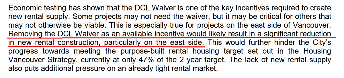 Make no mistake: a vote against DCL waivers is a vote against new rental homes.  #vanpoli