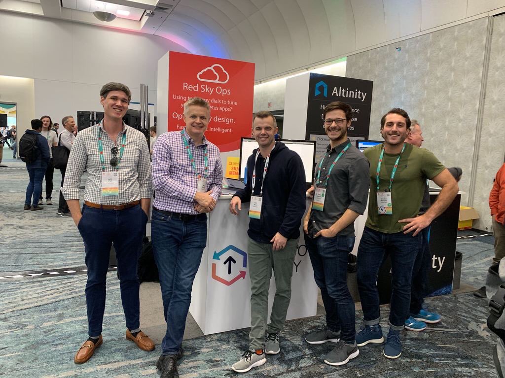 StormForgeIO's tweet photo. Massive thanks to all the end-users, customers &amp; partners we met at #kubecon to see 
@redskyops in action. A first class event that reflects the energy &amp; excitement the #cloudnative community is delivering - such awesomeness. THANK YOU!  Missed us? 👉🏻 https://t.co/UAU2P658aE 👈🏻 https://t.co/6cjnleN6up