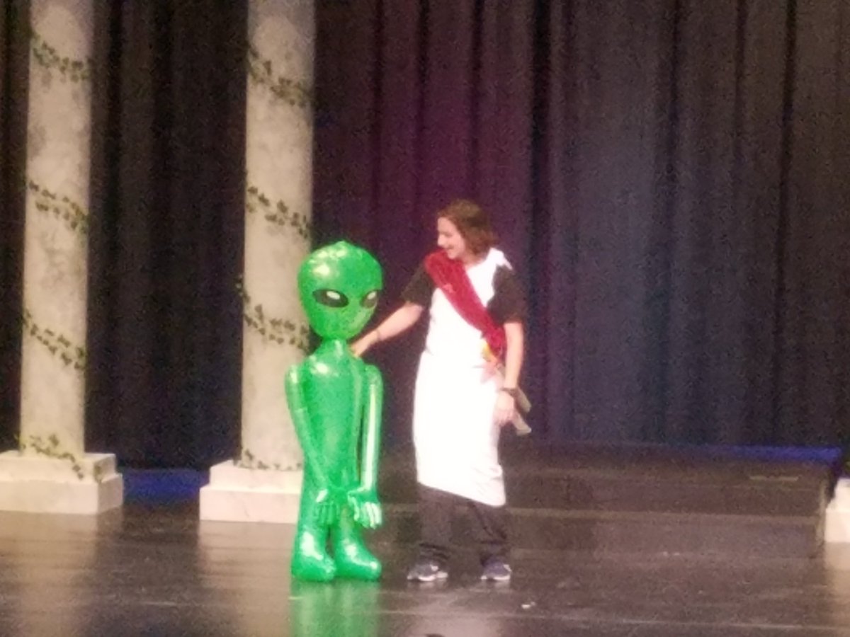 JHS_Page2Stage's tweet photo. The Greek Mythology Olympiaganza is underway. Only one more opportunity to see it tomorrow night at 7p.m. Come Join us. https://t.co/iAquqMwok2