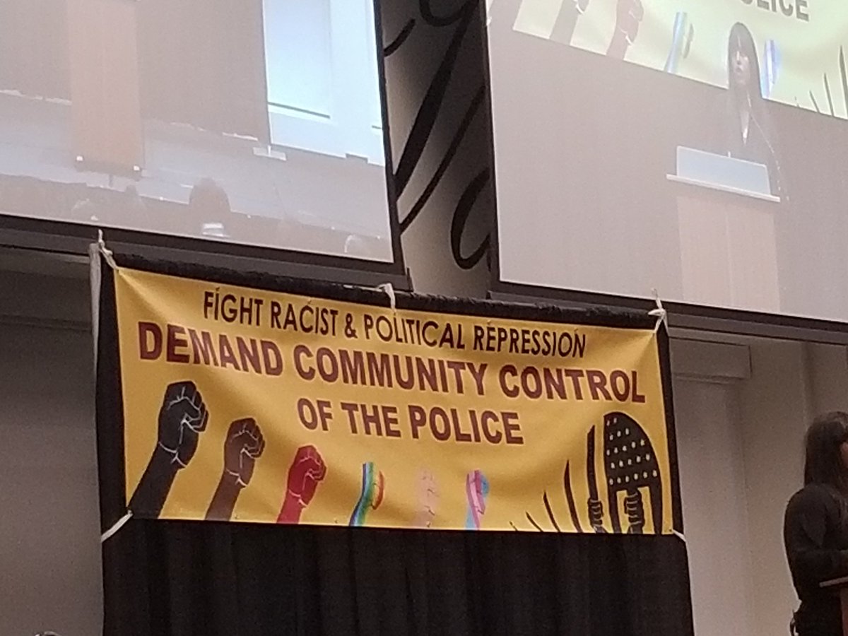 PACAdmv's tweet image. Nice to gather in #Chicsgo with others embracing the call for #CommunityControlNow, of police and the whole gambit, at refounding of @NAARPR #refoundingnaarpr #freethemall