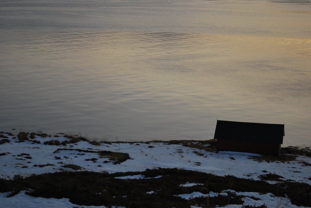 angelsnow1987's tweet photo. A boathouse and some ruins, in Stallogargo #Finnmark #sea #Nordnorge #naust #snow https://t.co/CX6N1pTvIj
