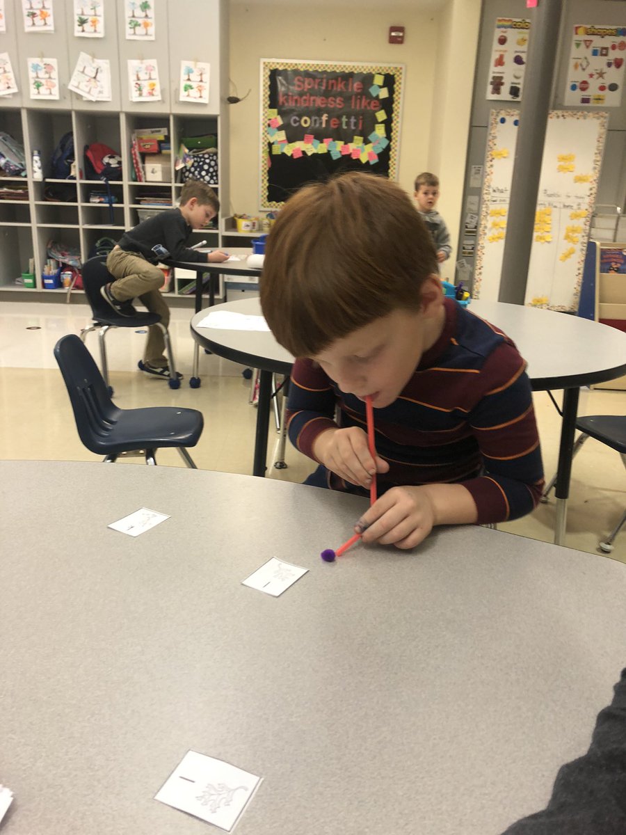 MissMooresClass's tweet photo. Today we made practicing our word sorts extra fun by showing a picture from the sort, then blowing a puff ball to the correct sound or word family! It was such a hit! @BrownsvilleES https://t.co/Iav3GzMbzt